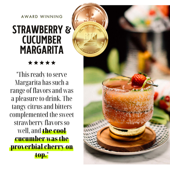 STRAWBERRY & CUCUMBER MARGARITA
